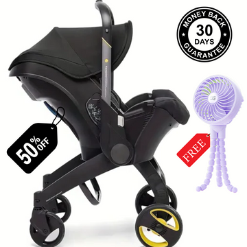 Infant Car Seat & Latch Base - Rear Facing, Car Seat to Stroller in Seconds